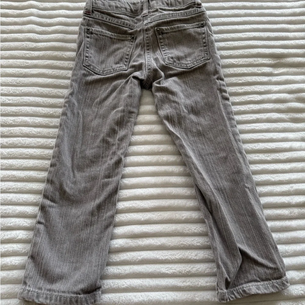 Gymboree Gray Jeans with Pink Details